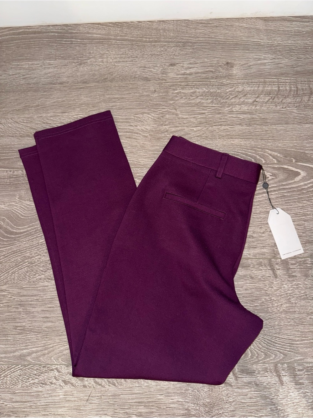 Universal Standard Plum Ankle Dress Pants Colorful Office Comfort Luxury
